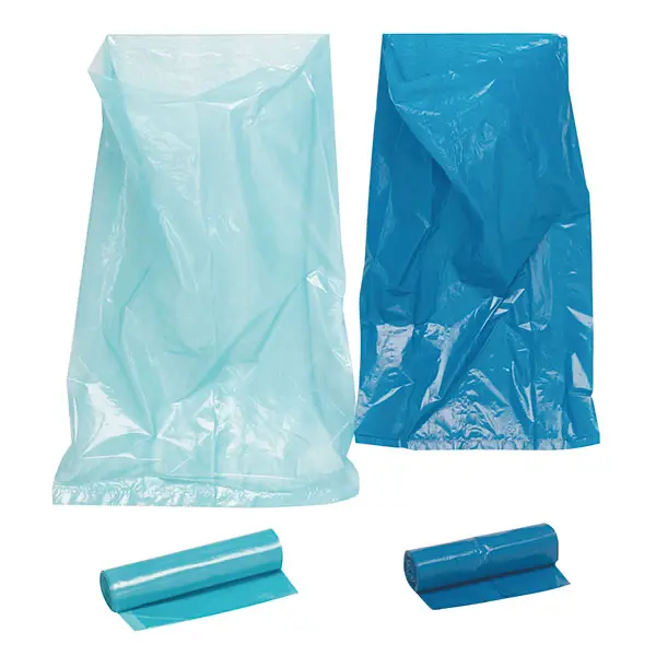 Müllsäcke Müllsäcke aus blauer, reißfester Folie | 120 Liter, 70 x 110 cm, Stärke 40 µ