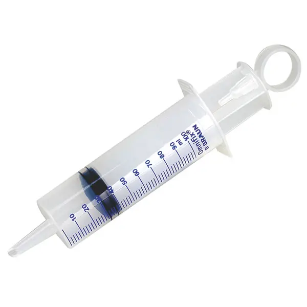 Omnifix  3-teilige Wund- und Blasenspritzen 50 ml | Wund- und Blasenspritze, ohne Adapter, schräge Spitze