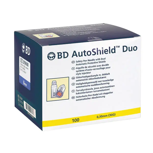 BD AutoShield Duo Sicherheits-Pen-Nadeln 5 mm | 0,30 mm | 30 G