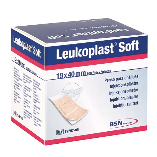 Leukoplast Soft Injektionspflaster BSN 1,9 x 4 cm | 3600 Stück
