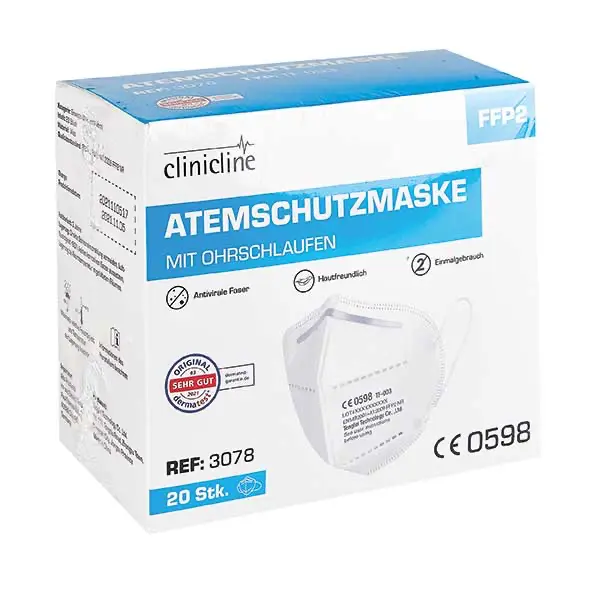 Atemschutzmaske FFP2 NR clinicline 