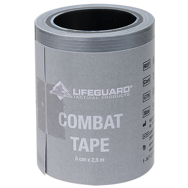Combat Tape Combat Tape, 5 cm x 2,5 m, auf Rolle, Farbe:silber